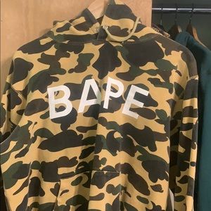 bape camo sweater